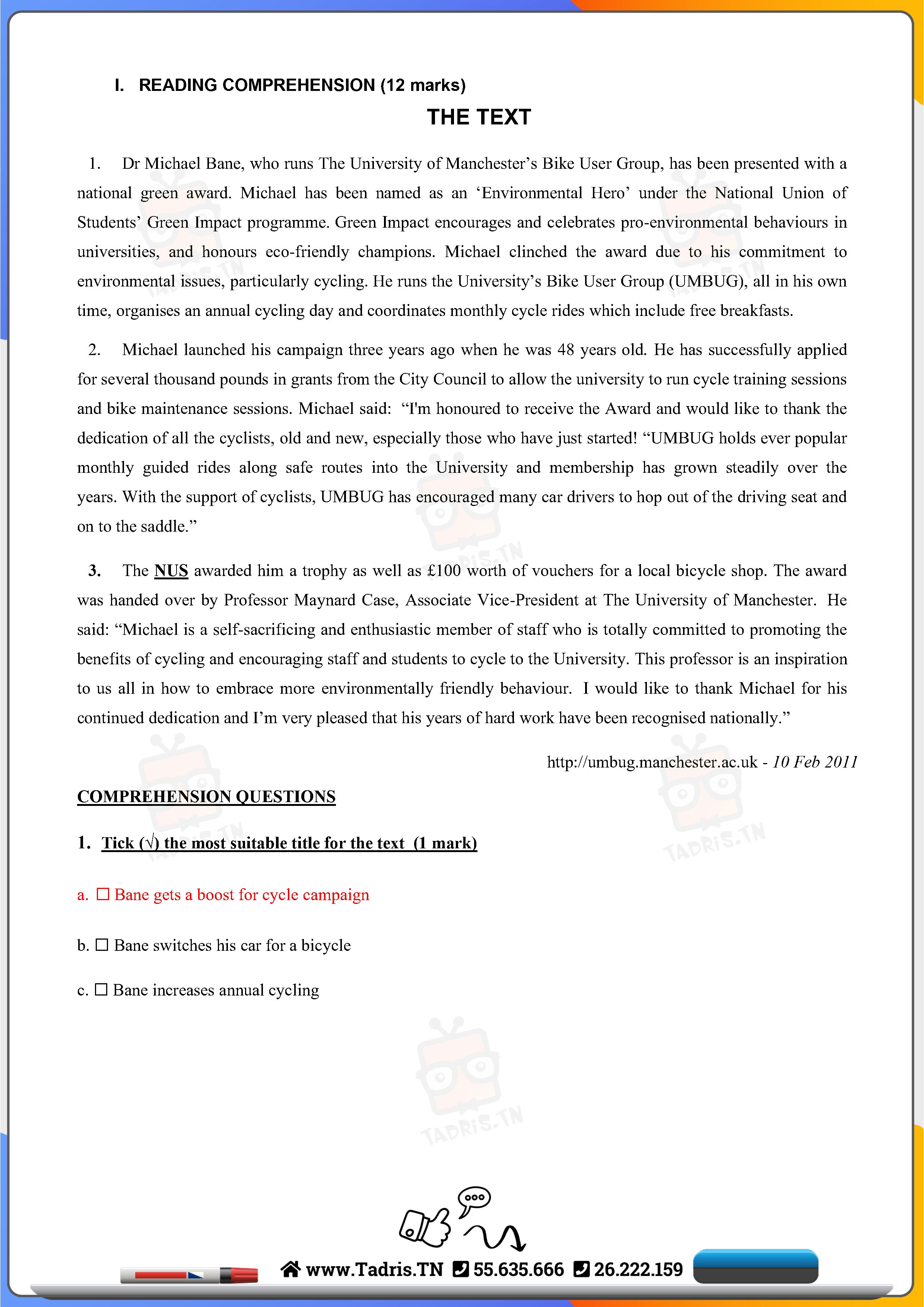≡ Drawbacks of Tracking – Lesson 6 : Age or...? — Bac Math ...