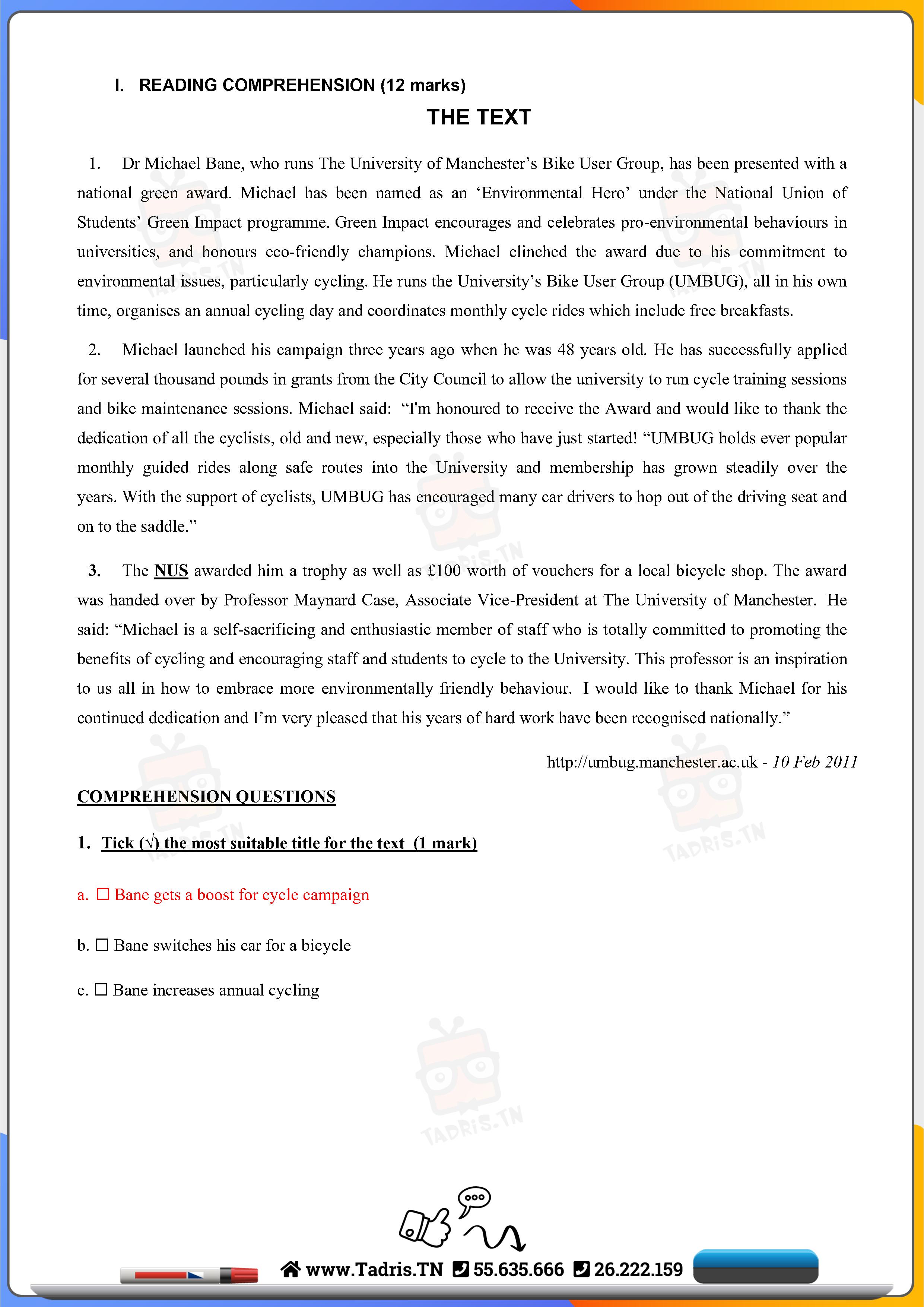 ≡ Definition of package tours – Grammar Summaries — Bac Sc.exp ...